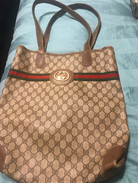 large vintage gucci tote|authentic vintage Gucci backpack.